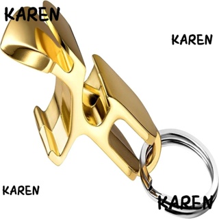 Karen ที่เปิดขวดเบียร์ โลหะผสมสังกะสี ทนทาน 2.95 นิ้ว