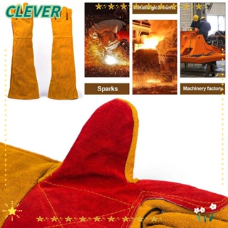 Clever ถุงมือเชื่อม อเนกประสงค์ 60 ซม. สําหรับเตาผิง เตาผิง