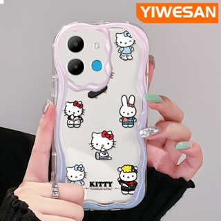 เคสโทรศัพท์มือถือ ซิลิโคนใส ลายเฮลโลคิตตี้ และกระต่าย สีสันสดใส สําหรับ Infinix Smart 6 HD Smart 6 Plus Smart 7