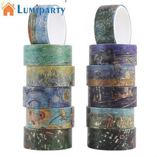 Lumiparty เทปวาชิ สําหรับตกแต่งสมุดภาพ ห่อของขวัญ Diy 12 ม้วน