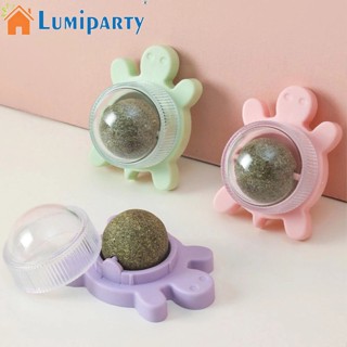 Lumiparty ลูกบอลแคทนิป รูปเต่าทะเล หมุนได้ 360 องศา ของเล่นสําหรับสัตว์เลี้ยง แมวในร่ม