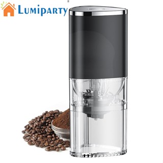 Lumiparty เครื่องบดกาแฟไฟฟ้าอัตโนมัติ อเนกประสงค์ แบบพกพา ปรับความหยาบได้