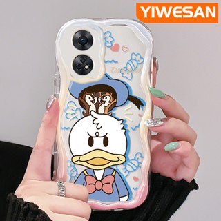 เคสโทรศัพท์มือถือ ซิลิโคนนุ่ม ใส ลายการ์ตูนโดนัลด์ดั๊กน่ารัก สีสันสดใส สําหรับ OPPO Reno 8T 5G Reno8 T A1 Pro Reno 8 5G Reno 8 Pro 5G