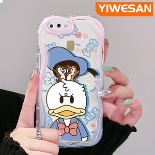 เคสโทรศัพท์มือถือ ซิลิโคนใส ลายการ์ตูนโดนัลด์ดั๊กน่ารัก สีสันสดใส สําหรับ OPPO A12 A12s A5s A7 A11K