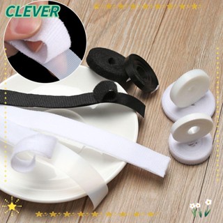 Clever สติกเกอร์เทปมายากล สีดํา และสีขาว สําหรับตกแต่งเสื้อผ้าตุ๊กตา DIY