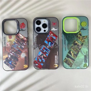 เคสโทรศัพท์มือถือแบบแข็ง ลายมาร์เวล ฮีโร่ สไปเดอร์แมน สําหรับ iPhone 13promax 14 11 12