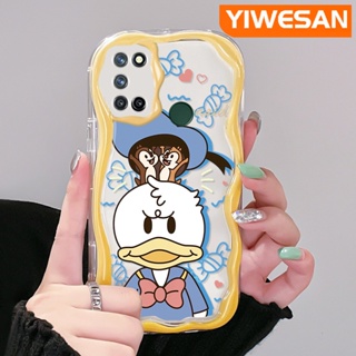 เคสโทรศัพท์มือถือ ซิลิโคนนุ่ม ใส ลายการ์ตูนโดนัลด์ดั๊กน่ารัก สีสันสดใส สําหรับ Realme 7 Pro 7i C17 Narzo 20 Pro