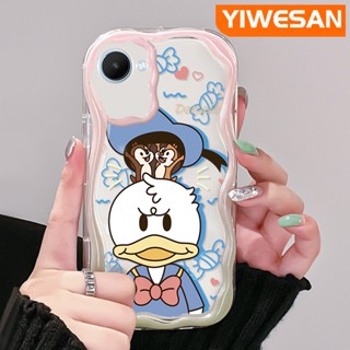 เคสโทรศัพท์มือถือ ซิลิโคนนุ่ม ใส ลายการ์ตูนโดนัลด์ดั๊กน่ารัก สีสันสดใส สําหรับ Realme C30 C30s C31 C33 C35 C55 Narzo 50i Prime Narzo N55 50A Prime