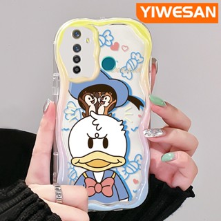 เคสโทรศัพท์มือถือ ซิลิโคนนุ่ม ใส ลายการ์ตูนโดนัลด์ดั๊กน่ารัก สีสันสดใส สําหรับ Realme 5 5i 5s 5 Pro 6i Narzo 20A Q