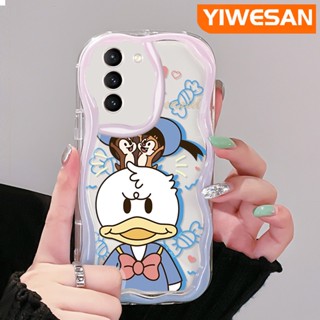 เคสโทรศัพท์มือถือ ซิลิโคนนุ่ม ใส ลายการ์ตูนโดนัลด์ดั๊กน่ารัก สีสันสดใส สําหรับ Samsung galaxy S21 FE S21 Plus S21 Ultra S20 FE