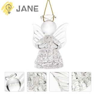 Jane Cherub เครื่องประดับแก้วใส รูปนางฟ้าน่ารัก บอโรซิลิเกตสูง สําหรับตกแต่งบ้าน