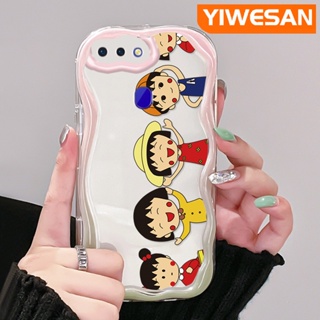 เคสโทรศัพท์มือถือแบบนิ่ม ใส กันกระแทก ลายการ์ตูนชิบิ มารุโกะจัง สําหรับ OPPO R17 R15 Pro