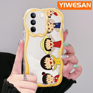 เคสโทรศัพท์มือถือแบบนิ่ม ใส กันกระแทก ลายการ์ตูนชิบิ มารุโกะจัง สําหรับ vivo V27 Pro 5G V27E 5G S16 Pro 5G S16E 5G