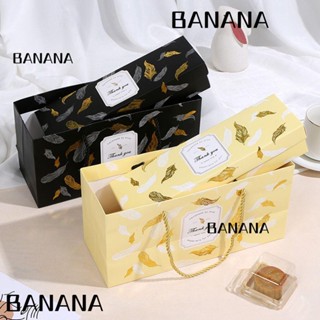 Banana1 กระเป๋าทรงโท้ท เคลือบผิว ใส่คัพเค้ก สีบรอนซ์ 10 ชิ้น ต่อล็อต