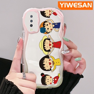 เคสโทรศัพท์มือถือแบบนิ่ม ใส กันกระแทก ลายการ์ตูนชิบิ มารุโกะจัง สําหรับ VIVO Y12 Y15 Y17 Y12i Y3 Y3s 2020