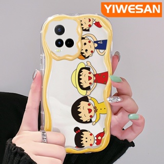 เคสโทรศัพท์มือถือแบบนิ่ม ใส กันกระแทก ลายการ์ตูนชิบิ มารุโกะจัง สําหรับ VIVO Y21 2021 Y21G Y33s Y21s Y21e Y21a Y21t T1x 4G