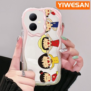 เคสโทรศัพท์มือถือแบบนิ่ม ใส กันกระแทก ลายการ์ตูนชิบิ มารุโกะจัง สําหรับ VIVO Y76 Y76s Y74s 5G Y36 Y77 Y77E 5G Y78 Y78+ 5G IQOO Z6 Lite 5G