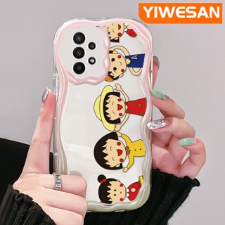 เคสโทรศัพท์มือถือแบบนิ่ม ใส กันกระแทก ลายการ์ตูนชิบิ มารุโกะจัง สําหรับ Samsung galaxy A22 4G A22 5G M22 A21s A23 A24