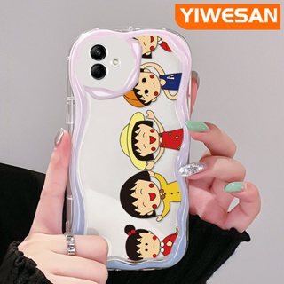 เคสโทรศัพท์มือถือแบบนิ่ม ใส กันกระแทก ลายการ์ตูนชิบิ มารุโกะจัง สําหรับ Samsung A04 A04E M04 F04