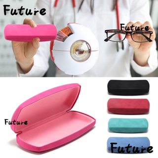 Future กล่องแว่นตากันแดด หนัง PU แบบแข็ง ป้องกันแรงดัน สีพื้น สําหรับผู้ชาย