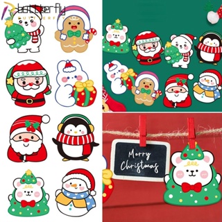 Buttterfly การ์ดอวยพร ลาย Merry Christmas สร้างสรรค์ พับได้ 5 ชิ้น