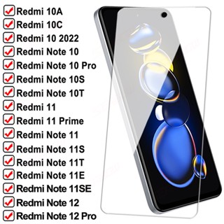 ฟิล์มกระจกนิรภัยกันรอยหน้าจอ 9D แบบมืออาชีพ สําหรับ Xiaomi Redmi 9D 11 Prime 10A 10C Note 10 12 10T 10S 11T 11S 11R 11SE 11E XNFV