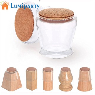 Lumiparty ซิลิโคนใส ป้องกันขาเก้าอี้ ป้องกันรอยขีดข่วน ลดเสียงรบกวน 32 ชิ้น