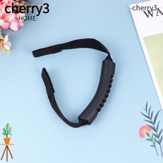 Cherry3 ที่จับกระเป๋า PVC พลาสติก สีดํา สําหรับพนักพิงศีรษะรถยนต์ 2 ชิ้น