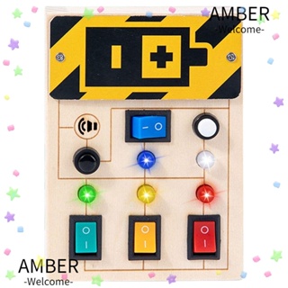 Amber ของเล่นฟิดเจ็ต แบบโต้ตอบ เพื่อการเรียนรู้ สําหรับเด็กวัยหัดเดิน