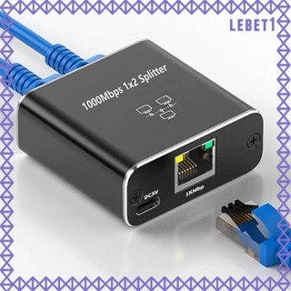 [Lebet] Rj45 อุปกรณ์เชื่อมต่ออีเธอร์เน็ต 1 ช่อง 2 ทาง พกพาง่าย สําหรับคอมพิวเตอร์ แล็ปท็อป