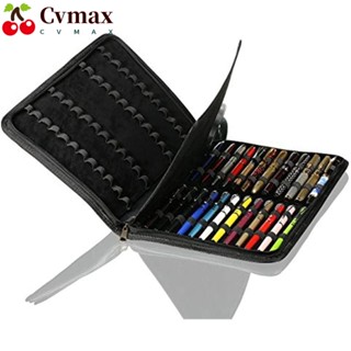 Cvmax กระเป๋าใส่ปากกา หนัง PU มีซิป จุของได้เยอะ สําหรับสํานักงาน นักธุรกิจ