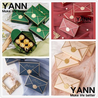 Yann1 กล่องขนมแฮนด์เมด เรียบง่าย สําหรับใส่ของขวัญ 5 ชิ้น