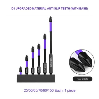 Upgraded High Hardness and Strong Magnetic Bit,D1 Impact Driver Bit Set 2023