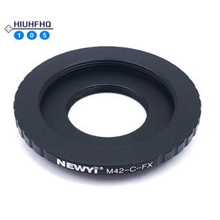 Newyi M42-C-FX แหวนอะแดปเตอร์เมาท์เลนส์กล้อง โลหะ อเนกประสงค์ สําหรับเลนส์ M42 เมาท์ C เป็น Fujifilm X-Mount