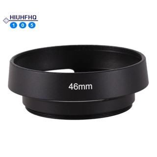 เลนส์ฮู้ดโลหะ สีดํา 46 มม. สําหรับ 25 มม. F1.4 35 มม. F1.6 50 มม. F1.8