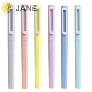Jane ปากกาเจลพลาสติก หกเหลี่ยม สีพื้น ทนทาน 5.91*0.39 นิ้ว สําหรับสํานักงาน