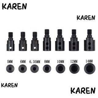 Karen คัปเปลอร์เพลามอเตอร์ไฟฟ้า M105 มม. 6 มม. 6.35 มม. สีดํา