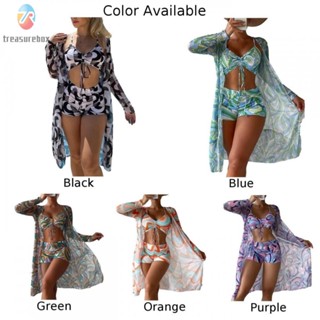 【TRSBX】Women Swimwear 3Pcs/set Spring All Seasons Summer Beach Vacation Winter