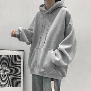 Moon  เสื้อสเวตเตอร์ แขนยาวเสื้อคู่ เสื้อกันหนาว เสื้อฮู้ด หลวม ใส่สบายๆ 2023 NEW  fashion สวย ทันสมัย Korean Style C90AKH2 36Z230909