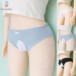 【TRSBX】Men Lace Briefs Lace Lingerie Low Waist Panties Sexy Thongs Ultra-thin