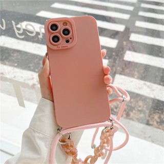 เคสโทรศัพท์มือถือ ซิลิโคนนิ่ม พร้อมสายคล้อง และสายคล้องข้อมือ สําหรับ Iphone 14 13 12 15 Pro Max 11 XR X XS Max 7 8 Plus SE