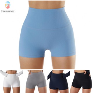 【TRSBX】Shorts Bike Shorts Casual Female Fitness Elastic Gym High Waist Hip Lift