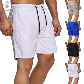 【TRSBX】Gentlemen Mens Shorts Summer Workout Gym Athletic Casual Elastic Waist