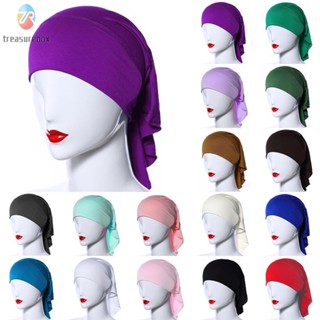 【TRSBX】Women Cap Modal Scarf Solid Spring Stretch Stylish Summer Accessories Turban