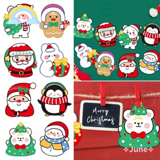 การ์ดอวยพร Merry Christmas แบบพับได้ แบบสร้างสรรค์ จํานวน 5 ชิ้น