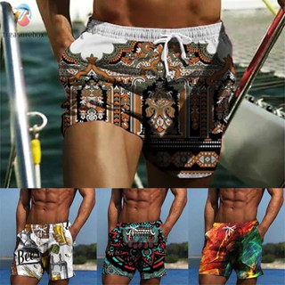 【TRSBX】Mens Shorts Beach Board Daily Drawstring Lounge Running Spring Swimming