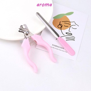 Aroma กรรไกรตัดเล็บเท้า สเตนเลส แบบมืออาชีพ สําหรับสัตว์เลี้ยง สุนัข แมว