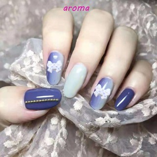 Aroma โบว์เรซิ่น สไตล์ญี่ปุ่น คลาสสิก หรูหรา สําหรับตกแต่งเล็บ DIY