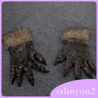 [szlinyou2] ถุงมือฮาโลวีน เครื่องแต่งกาย บทบาทสมมติ สําหรับปาร์ตี้ ธีม พร็อพถ่ายรูป แต่งตัว