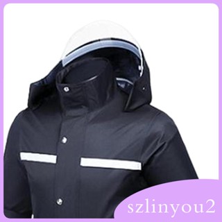 [szlinyou2] เสื้อกันฝนรถจักรยานยนต์ พร้อมเสื้อแจ็กเก็ต และกางเกง ผ้ายืด สําหรับผู้ชาย และผู้หญิง